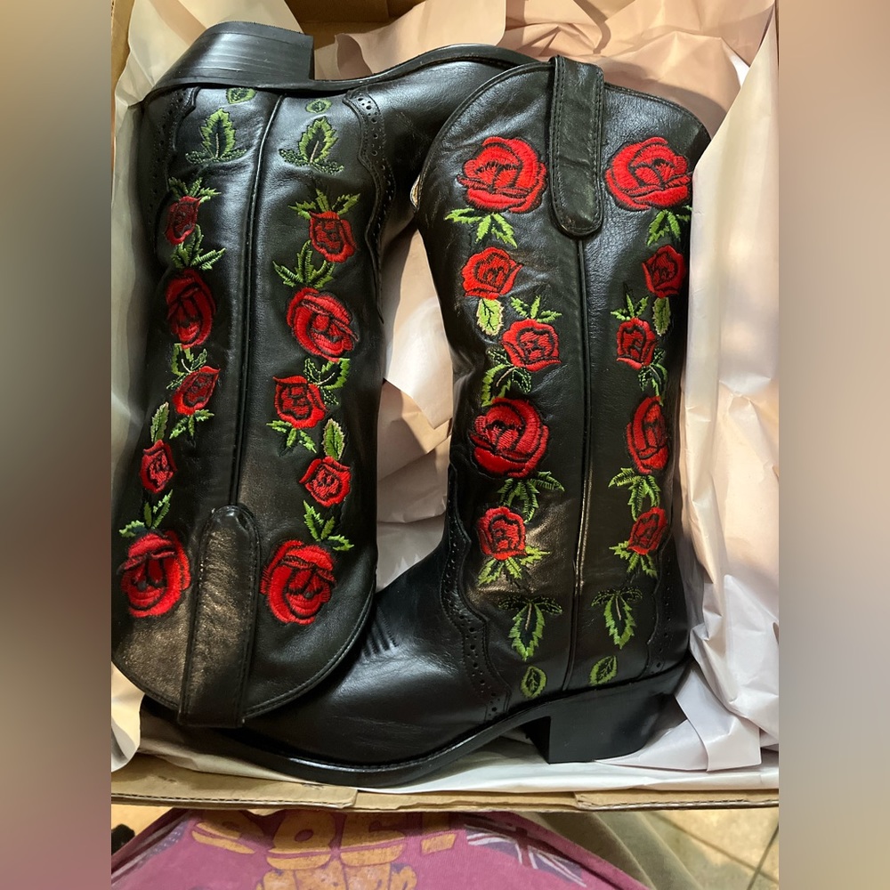 Vintage Dan Post Cowboy Boots
